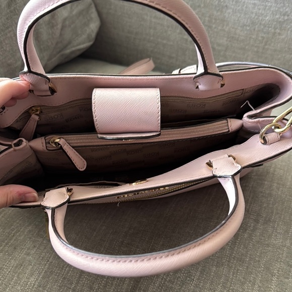Michael Kors Pink Satchel with Structured Design - Picture 5 of 13